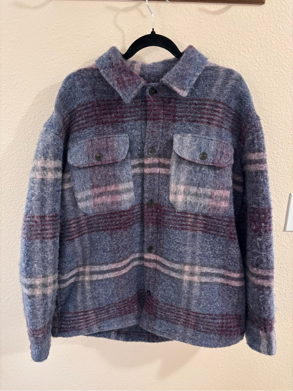 Zara Wool Blend Shacket SZ L